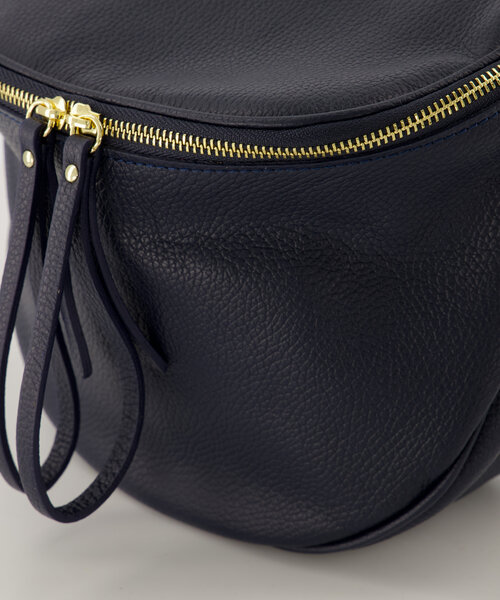 Romsa - Classic Grain - Crossbody bags - Dark Blue - D26 - FULL - Gold