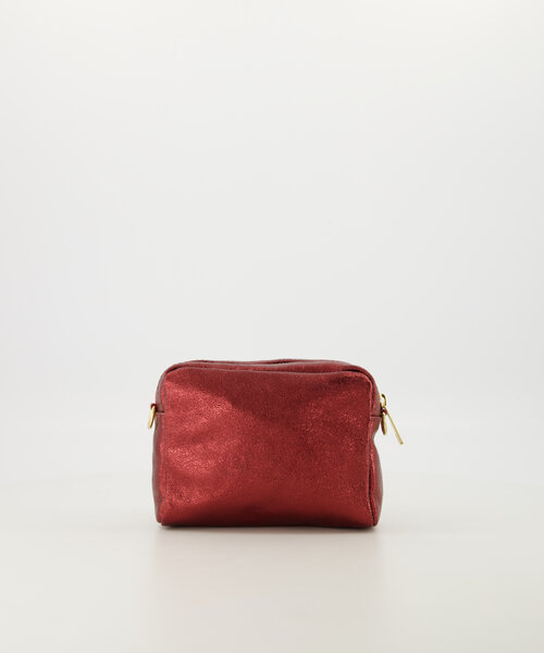 Jacine - Metallic - Crossbody tassen - Bordeaux - L528 - Goudkleurig