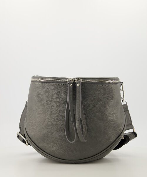 Romsa - Classic Grain - Crossbody tassen - Grijs - D27-HALF - Zilverkleurig