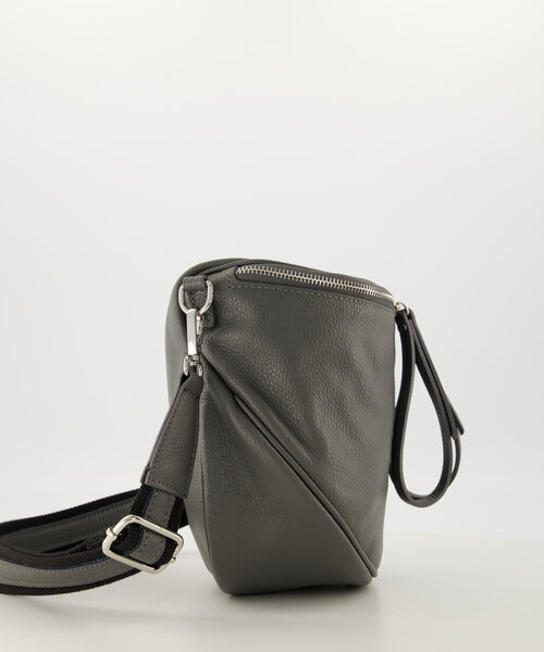 Romsa - Classic Grain - Crossbody tassen - Grijs - D27-HALF - Zilverkleurig