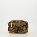 Irene - Suede - Crossbody tassen - Luipaard - 24 - Goudkleurig