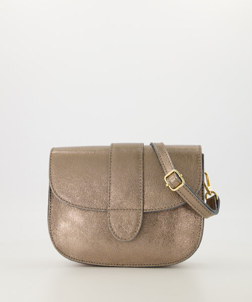 Maan - Sauvage Metallic - Crossbody tassen - Brons - SL523 - Goudkleurig