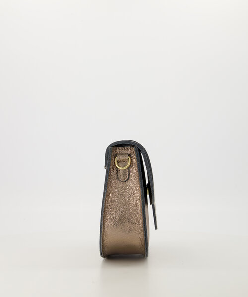 Maan - Sauvage Metallic - Crossbody tassen - Brons - SL523 - Goudkleurig