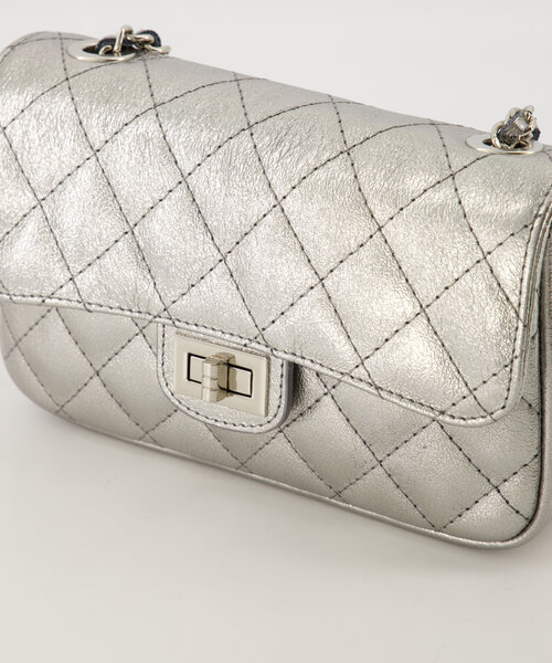 Sophia - Sauvage Metallic - Crossbody tassen - Zilver - SL513 - Zilverkleurig