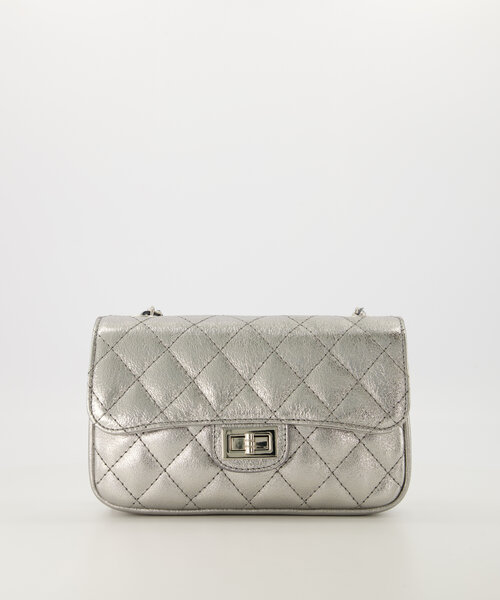Sophia - Sauvage Metallic - Crossbody tassen - Zilver - SL513 - Zilverkleurig