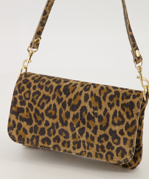 Lara - Bags - Suede - Leopard 24