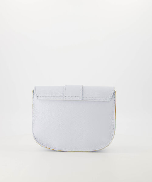 Maan - Classic Grain - Crossbody tassen - Lichtblauw - T4302 - Goudkleurig