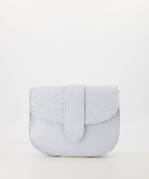 Maan - Classic Grain - Crossbody tassen - Lichtblauw - T4302 - Goudkleurig