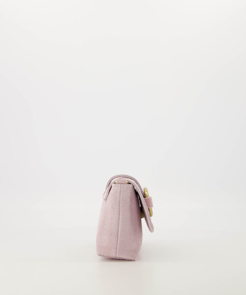 Londyn - Suede - Crossbody tassen - Roze - D63B - Bronskleurig