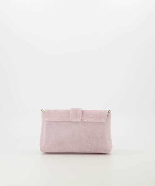 Londyn - Suede - Crossbody tassen - Roze - D63B - Bronskleurig