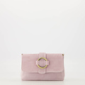 Londyn - Suede - Crossbody tassen - Roze - D63B - Bronskleurig