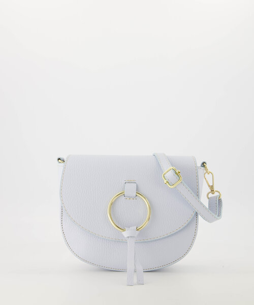 Sevy - Classic Grain - Crossbody tassen - Lichtblauw - T4302 - Goudkleurig