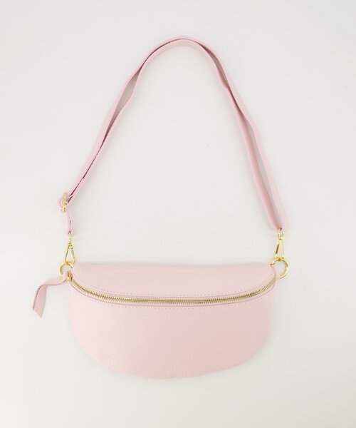 Zoey Big  - Classic Grain - Crossbody tassen - Roze - T2803 - Goudkleurig