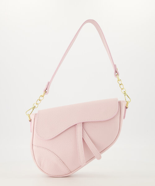 Gigi - Classic Grain - Crossbody tassen - Roze - T2803 - Goudkleurig