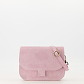 Flora  - Suede - Crossbody tassen - Roze - D63B - Bronskleurig