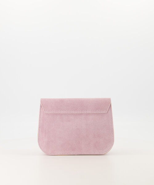 Flora  - Suede - Crossbody tassen - Roze - D63B - Bronskleurig