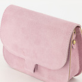 Flora  - Suede - Crossbody tassen - Roze - D63B - Bronskleurig
