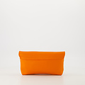 Hilary - Classic Grain - Clutch - Oranje - D29 - Goudkleurig