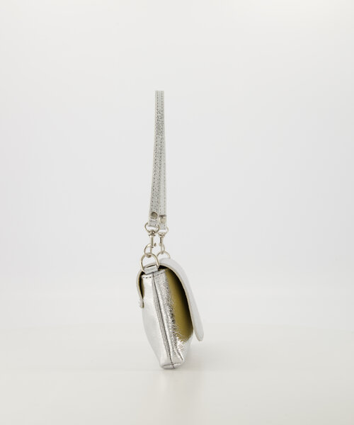 Lara - Sauvage Metallic - Clutch - Zilver - SL513 - Zilverkleurig