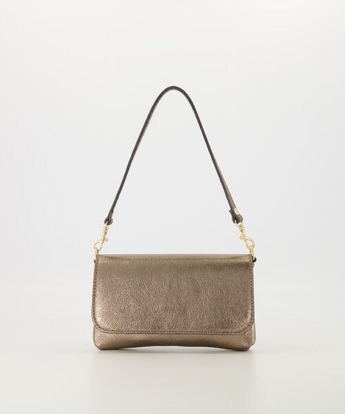 Lara - Sauvage Metallic - Clutch - Brons - SL523 - Goudkleurig