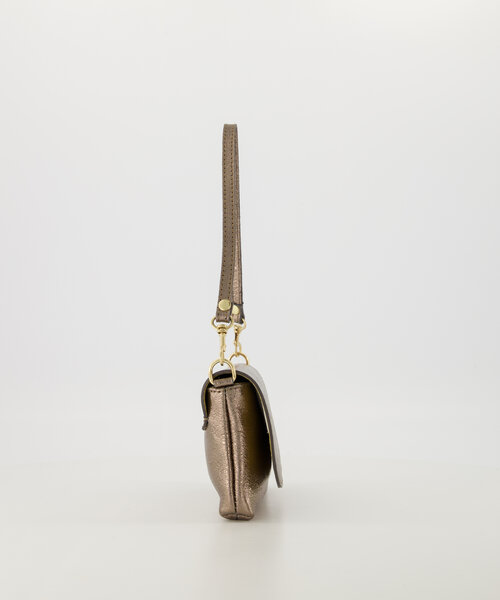 Lara - Sauvage Metallic - Clutch - Brons - SL523 - Goudkleurig