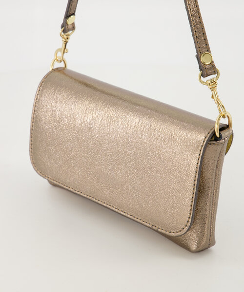 Lara - Sauvage Metallic - Clutch - Brons - SL523 - Goudkleurig