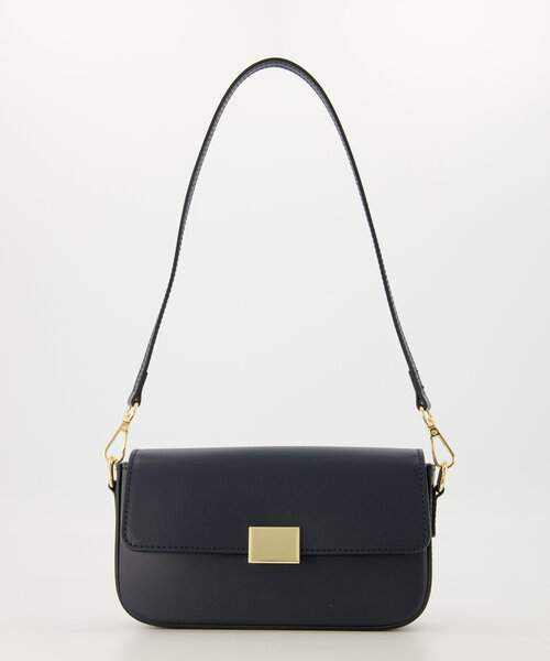 Luana - Box - Schoudertassen - Donkerblauw - B26 - Goudkleurig