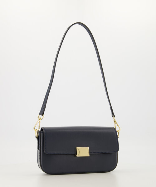 Luana - Box - Schoudertassen - Donkerblauw - B26 - Goudkleurig