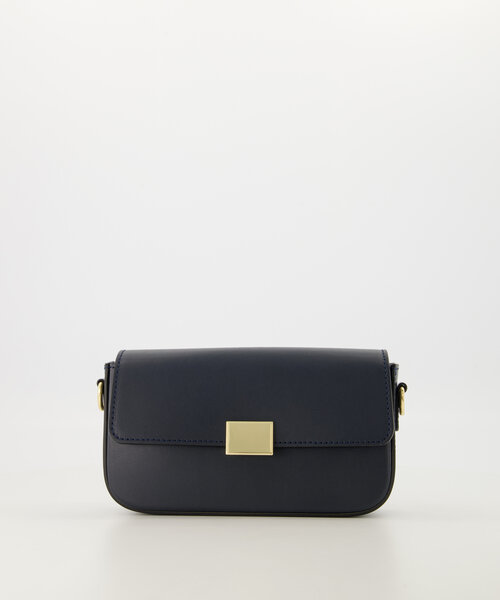 Luana - Box - Schoudertassen - Donkerblauw - B26 - Goudkleurig