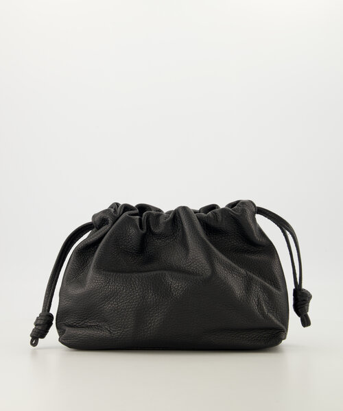 Arela - Classic Grain - Crossbody tassen - Zwart - D28 - Goudkleurig