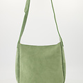 Estelle - Suede - Schoudertassen - Saliegroen - 53 - Goudkleurig