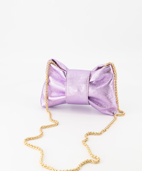 Bowi - Sauvage Metallic - Avondtassen - Lila - SL43 - Goudkleurig