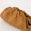 Pamela - Woven Grain - Clutch - Cognac - D109 - Goudkleurig