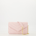 Laurie - Classic Grain - Clutch - Roze - T2803 - Goudkleurig