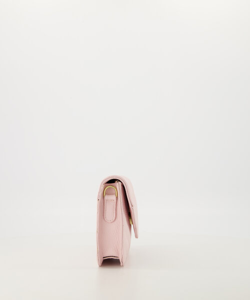 Laurie - Classic Grain - Clutch - Roze - T2803 - Goudkleurig