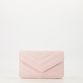 Laurie - Classic Grain - Clutch - Roze - T2803 - Goudkleurig