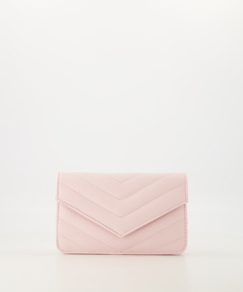 Laurie - Classic Grain - Clutch - Roze - T2803 - Goudkleurig
