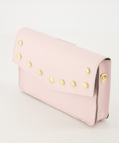 Laura - Classic Grain - Crossbody tassen - Roze - T2803 - Goudkleurig