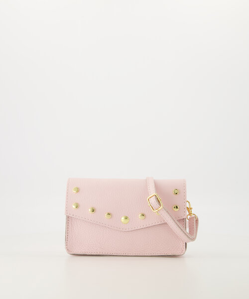Laura - Classic Grain - Crossbody tassen - Roze - T2803 - Goudkleurig