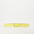 Suus - Classic Grain - Belts with buckles - Yellow - D84 - Gold