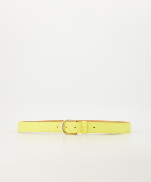 Suus - Classic Grain - Belts with buckles - Yellow - D84 - Gold