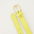 Suus - Classic Grain - Belts with buckles - Yellow - D84 - Gold