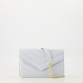 Laurie - Classic Grain - Clutch - Lichtblauw - T4302 - Goudkleurig