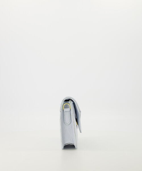 Laurie - Classic Grain - Clutch - Lichtblauw - T4302 - Goudkleurig