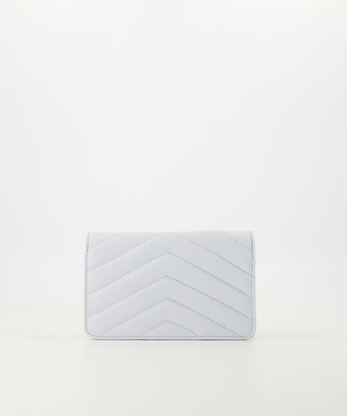 Laurie - Classic Grain - Clutch - Lichtblauw - T4302 - Goudkleurig