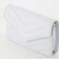 Laurie - Classic Grain - Clutch - Lichtblauw - T4302 - Goudkleurig