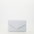 Laurie - Classic Grain - Clutch - Lichtblauw - T4302 - Goudkleurig