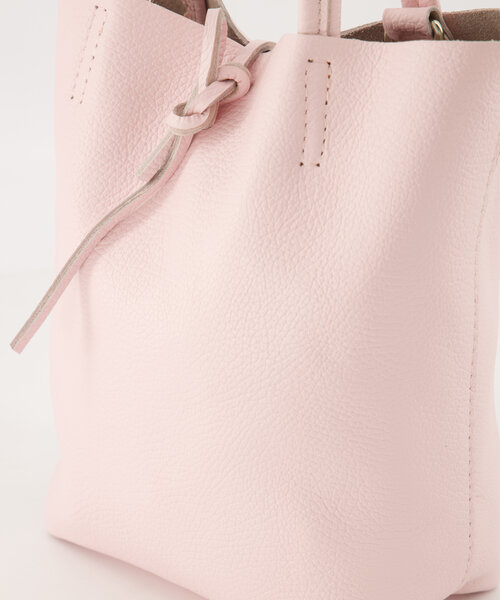 Alice  - Classic Grain - Crossbody tassen - Roze - T2803 - Zilverkleurig