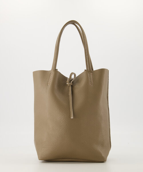 Alice  - Classic Grain - Crossbody bags - Taupe - D40 - Silver