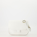 Flora  - Classic Grain - Crossbody tassen - Wit - D01 - Bronskleurig